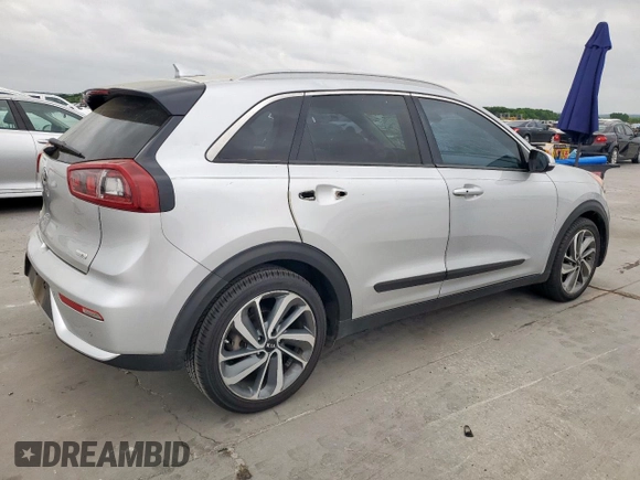 2017 Kia Niro Touring with VIN KNDCE3LC3H5066322, listed as a Copart auction lot 53818465 with 113,794 mi miles and Salvage Title. Bid and sale history available at carsss.com. Image 3.