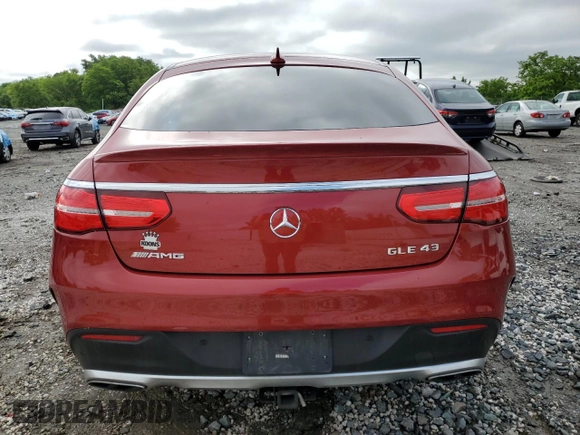 2017 Mercedes-Benz GLE 43 AMG z VIN 4JGED6EB6HA073186, wystawiony jako Copart lot #58568595 z przebiegiem 145 012 mil mil oraz Szkoda całkowita • Salvage title. Historia ofert i sprzedaży dostępna na DreamBid. Obrazek 6.