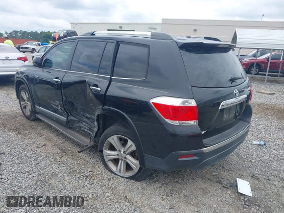 2012 Toyota Highlander Limited with VIN 5TDYK3EH5CS087859, listed as a IAAI auction lot 42652221 with 89,523 mi miles and . Bid and sale history available at DreamBid. Image 3.