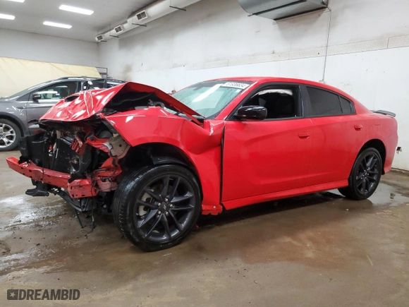 2022 Dodge Charger GT with VIN 2C3CDXMG2NH270579, listed as a Copart auction lot 61936634 with 38,358 mi miles and Non Repairable. Bid and sale history available at carsss.com. Image 1.