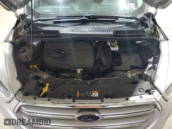 2017 Ford Escape Titanium with VIN 1FMCU9JD9HUC58945, listed as a Copart auction lot 52341485 with 31,074 mi miles and Salvage Title. Bid and sale history available at carsss.com. Image 12.