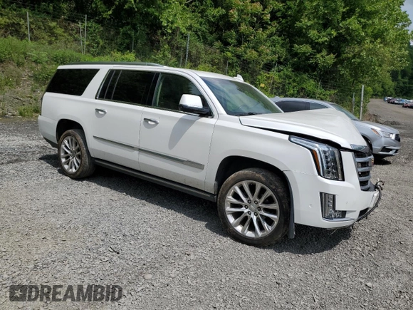 2019 Cadillac Escalade ESV Premium Luxury z VIN 1GYS4JKJXKR268636, wystawiony jako Copart lot #58922025 z przebiegiem 137 285 mil mil oraz Szkoda całkowita • Salvage title. Historia ofert i sprzedaży dostępna na DreamBid. Obrazek 4.