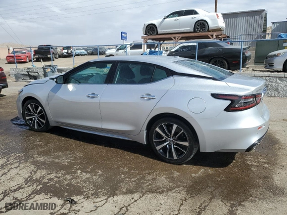 2022 Nissan Maxima SV with VIN 1N4AA6CV4NC505837, listed as a Copart auction lot 48062525 with 39,616 mi miles and Salvage Title. Bid and sale history available at carsss.com. Image 2.