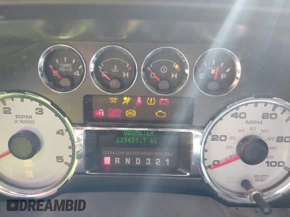 2008 Ford Super Duty F-250 SRW XL with VIN 1FTSW21R18ED05294, listed as a IAAI auction lot 41951548 with 239,431 mi miles. Bid and sale history available at carsss.com. Image 7.