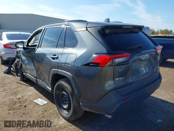 2020 Toyota RAV4 LE with VIN 2T3H1RFV4LC050926, listed as a IAAI auction lot 41057989 with 128,163 mi miles. Bid and sale history available at carsss.com. Image 3.