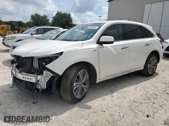 2019 Acura MDX Sport Hybrid w/Technology Pkg with VIN 5J8YD7H53KL000884, listed as a Copart auction lot 59108484 with 63,513 mi miles and Non Repairable. Bid and sale history available at carsss.com. Image 1.