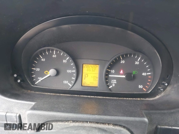 2011 Mercedes-Benz Sprinter Cargo with VIN WD3PE8CB5B5607099, listed as a IAAI auction lot 41802421 with 286,420 mi miles. Bid and sale history available at carsss.com. Image 15.