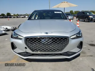 2019 Genesis G70 3.3T Advanced with VIN KMTG34LE2KU014936, listed as a Copart auction lot 74771744 with 29,245 mi miles and Salvage Title. Bid and sale history available at carsss.com. Image 5.
