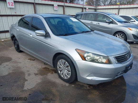 2010 Honda Accord Sdn LX with VIN 1HGCP2F31AA173478, listed as a IAAI auction lot 41104845 with 144,895 mi miles. Bid and sale history available at carsss.com. Image 1.