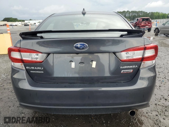 2018 Subaru Impreza Special Sports with VIN 4S3GKAL68J3607360, listed as a Copart auction lot 59366835 with 95,003 mi miles and Salvage title. Bid and sale history available at DreamBid. Image 6.