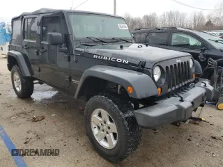 2007 Jeep Wrangler Unlimited Rubicon with VIN 1J8GA69147L113994, listed as a Copart auction lot 86544434 with 100,251 mi miles and Salvage title. Bid and sale history available at DreamBid. Image 4.