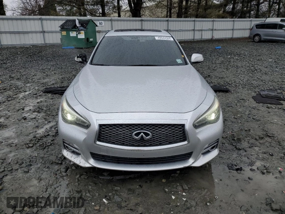 2017 Infiniti Q50 2.0t Premium with VIN JN1CV7ARXHM680324, listed as a Copart auction lot 49944555 with 100,630 mi miles and Salvage Title. Bid and sale history available at carsss.com. Image 5.
