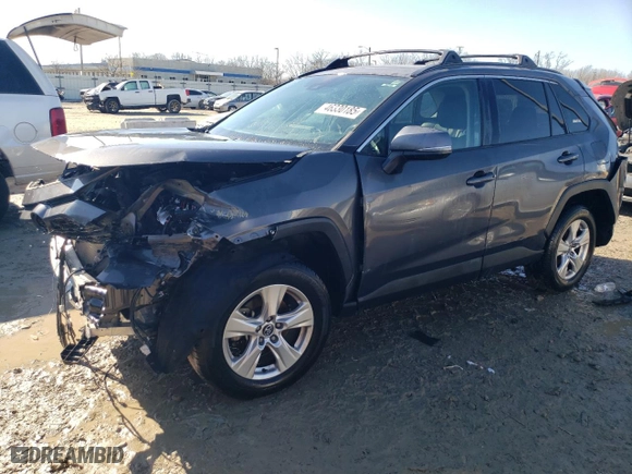 2020 Toyota RAV4 XLE with VIN 2T3W1RFVXLW066702, listed as a Copart auction lot 46330185 with 115,765 mi miles and Salvage Title. Bid and sale history available at carsss.com. Image 1.