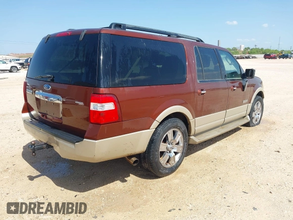 2007 Ford Expedition EL Eddie Bauer with VIN 1FMFK17577LA30502, listed as a IAAI auction lot 42096965 with 1 mi miles. Bid and sale history available at carsss.com. Image 4.