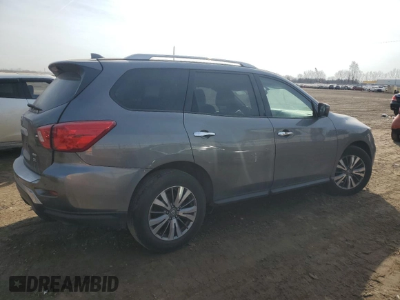 2019 Nissan Pathfinder SV z VIN 5N1DR2MM0KC634471, wystawiony jako Copart lot #49130525 z przebiegiem 101 938 mil mil oraz Czysty tytuł • Clean title. Historia ofert i sprzedaży dostępna na DreamBid. Obrazek 3.