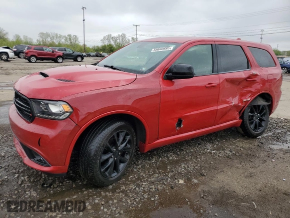 2018 Dodge Durango SXT с VIN 1C4RDJAGXJC329950, выставлен на аукционе Copart как лот 55640695 с пробегом 99 350 миль миль и Списание • Salvage title. История ставок и продаж доступна на DreamBid. Изображение 1.