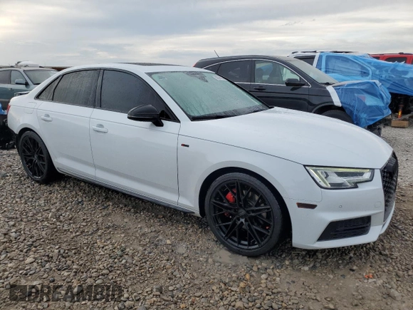 2018 Audi A4 Premium Plus with VIN WAUENAF41JA045609, listed as a Copart auction lot 58598885 with 111,882 mi miles and Salvage title. Bid and sale history available at DreamBid. Image 4.