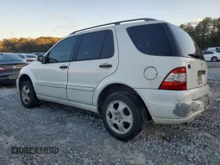 2005 Mercedes-Benz M-Class 3.7L with VIN 4JGAB57E35A524348, listed as a Copart auction lot 79720144 with 220,596 mi miles and Non Repairable. Bid and sale history available at carsss.com. Image 2.