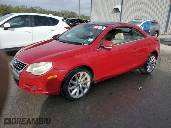 2007 Volkswagen Eos 3.2L with VIN WVWDB71F27V038737, listed as a Copart auction lot 77960204 with Not Provided miles and Clean Title. Bid and sale history available at DreamBid. Image 1.