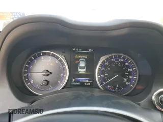 2017 Infiniti Q50 Premium with VIN JN1EV7AR0HM840588, listed as a Copart auction lot 53259745 with 107,886 mi miles and Salvage Title. Bid and sale history available at carsss.com. Image 9.