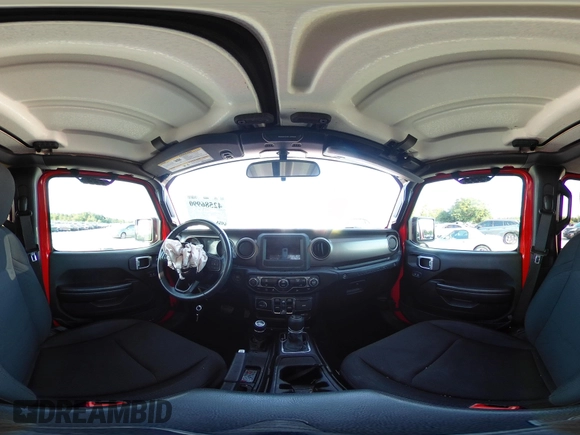 2020 Jeep Wrangler Unlimited Willys z VIN 1C4HJXDM1LW290451, wystawiony jako IAAI lot #42586990 z przebiegiem 64 163 mil mil oraz . Historia ofert i sprzedaży dostępna na DreamBid. Obrazek 19.