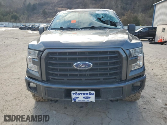 2017 Ford F-150 XL with VIN 1FTEX1EP4HFA17888, listed as a Copart auction lot 44005895 with 146,559 mi miles and Salvage Title. Bid and sale history available at carsss.com. Image 5.