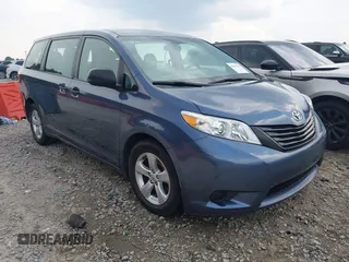 2015 Toyota Sienna L with VIN 5TDZK3DC1FS527378, listed as a IAAI auction lot 42593716 with 94,947 mi miles and . Bid and sale history available at DreamBid. Image 1.