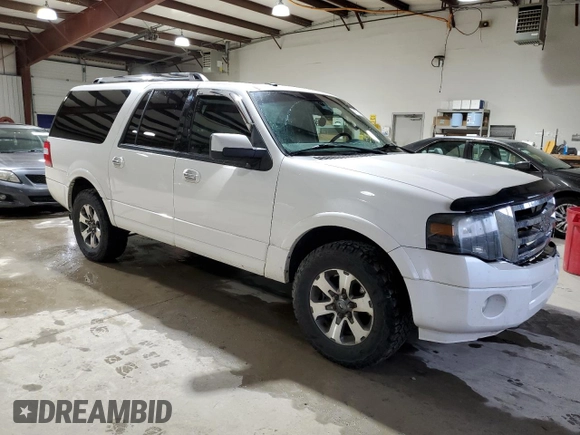 2011 Ford Expedition Max Limited with VIN 1FMJK2A58BEF11235, listed as a Copart auction lot 47789655 with 185,278 mi miles and Salvage title. Bid and sale history available at DreamBid. Image 4.