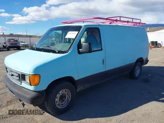 2003 Ford Econoline Cargo with VIN 1FTRE14223HB81747, listed as a IAAI auction lot 41691621 with 132,844 mi miles and . Bid and sale history available at DreamBid. Image 2.