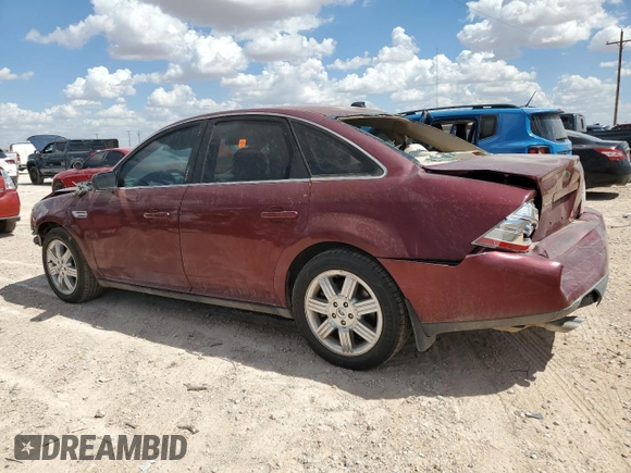 2008 Ford Taurus SEL with VIN 1FAHP24W68G135730, listed as a Copart auction lot 69071114 with Not Provided miles and Salvage Title. Bid and sale history available at carsss.com. Image 2.