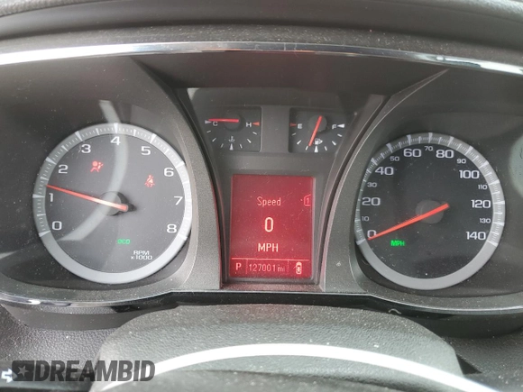 2012 GMC Terrain SLE-2 with VIN 2GKALSEK2C6300320, listed as a Copart auction lot 50974945 with 127,001 mi miles and Salvage Title. Bid and sale history available at DreamBid. Image 9.