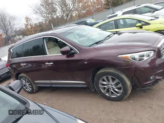 2015 Infiniti QX60 with VIN 5N1AL0MM8FC521835, listed as a IAAI auction lot 41684258 with 100,266 mi miles. Bid and sale history available at carsss.com. Image 13.
