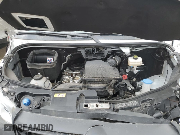 2024 Mercedes-Benz Sprinter with VIN W1Y4KCHY3RT180668, listed as a Copart auction lot 48547265 with 57,569 mi miles and Salvage Title. Bid and sale history available at DreamBid. Image 12.
