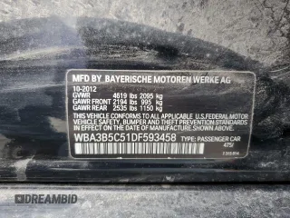 2013 BMW 3 Series 328i xDrive z VIN WBA3B5C51DF593458, wystawiony jako Copart lot #64755635 z przebiegiem 88 820 mil mil oraz Szkoda całkowita • Salvage title. Historia ofert i sprzedaży dostępna na DreamBid. Obrazek 13.