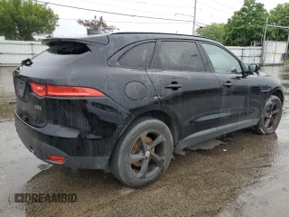 2018 Jaguar F-Pace 25t Premium with VIN SADCJ2FXXJA252400, listed as a Copart auction lot 55306745 with Not provided miles and Salvage title. Bid and sale history available at DreamBid. Image 3.