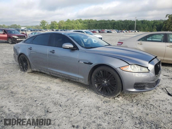 2012 Jaguar XJ Supercharged with VIN SAJWA2GEXCMV22332, listed as a Copart auction lot 65096925 with Not provided miles and Clean title. Bid and sale history available at DreamBid. Image 4.