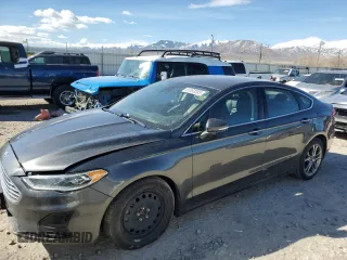 2019 Ford Fusion SEL with VIN 3FA6P0CD7KR264832, listed as a Copart auction lot 50363205 with 113,357 mi miles and Salvage Title. Bid and sale history available at carsss.com. Image 1.