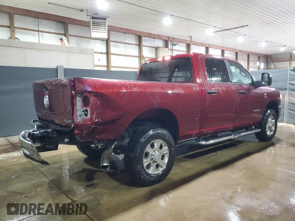 2024 Ram 2500 Big Horn with VIN 3C6UR5DL6RG340181, listed as a Copart auction lot 60205855 with 28,013 mi miles and Clean title. Bid and sale history available at DreamBid. Image 3.