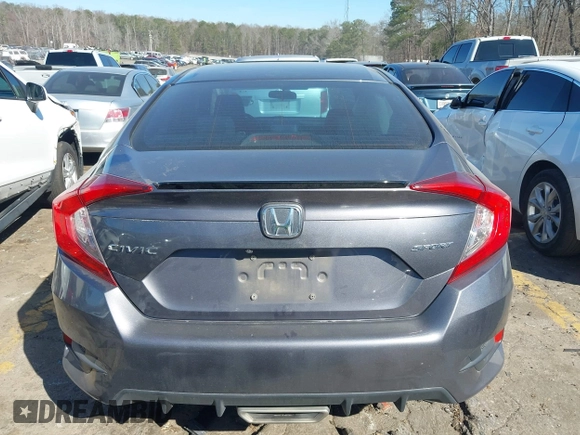 2020 Honda Civic Sedan Sport with VIN 19XFC2F81LE011756, listed as a IAAI auction lot 41667156 with 79,527 mi miles. Bid and sale history available at carsss.com. Image 16.