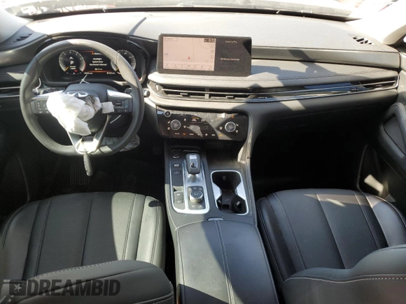 2023 Infiniti QX60 Luxe with VIN 5N1DL1FS1PC354203, listed as a Copart auction lot 59035505 with 16,630 mi miles and Salvage title. Bid and sale history available at DreamBid. Image 8.