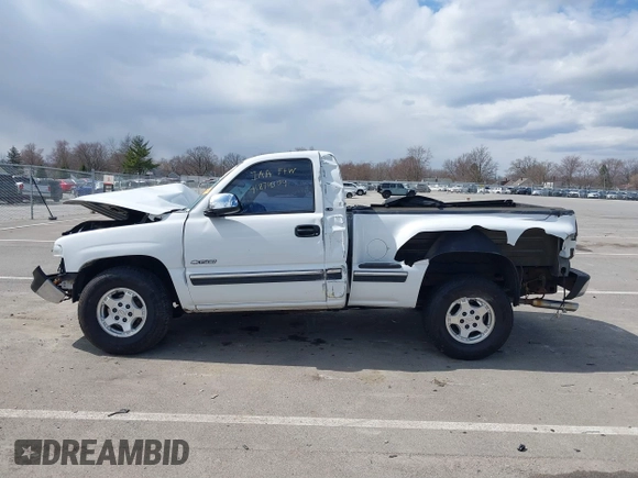 1999 Chevrolet Silverado 1500 LS with VIN 1GCEK14T4XZ168000, listed as a IAAI auction lot 41874504 with 150,011 mi miles. Bid and sale history available at carsss.com. Image 15.
