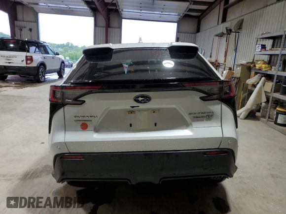 2024 Subaru Solterra Premium with VIN JTMABABA3RA053017, listed as a Copart auction lot 56164175 with 7,885 mi miles and Salvage title. Bid and sale history available at DreamBid. Image 6.