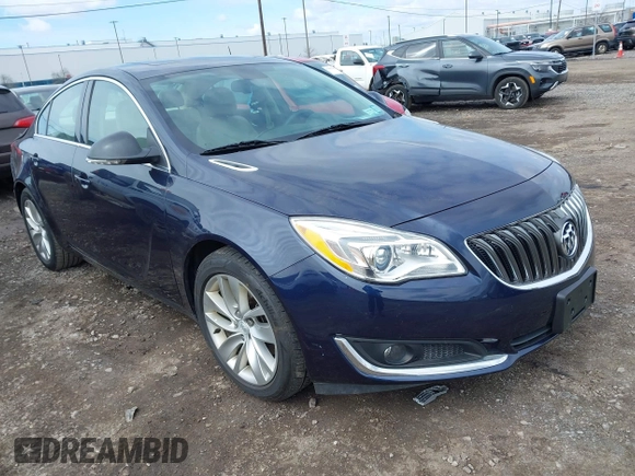 2016 Buick Regal Premium II with VIN 2G4GS5GX8G9202301, listed as a IAAI auction lot 41983501 with 65,480 mi miles and . Bid and sale history available at DreamBid. Image 1.