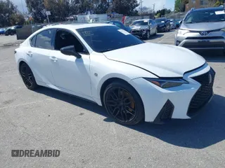 2024 Lexus IS with VIN JTHGZ1B29R5073519, listed as a IAAI auction lot 41777562 with 22,538 mi miles. Bid and sale history available at carsss.com. Image 1.