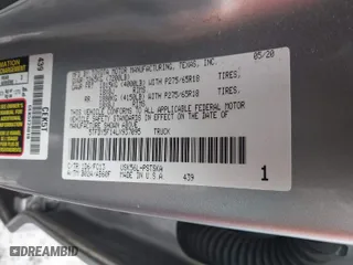 2020 Toyota Tundra 4WD SR5 with VIN 5TFDY5F14LX937095, listed as a IAAI auction lot 41717832 with 62,756 mi miles. Bid and sale history available at carsss.com. Image 9.