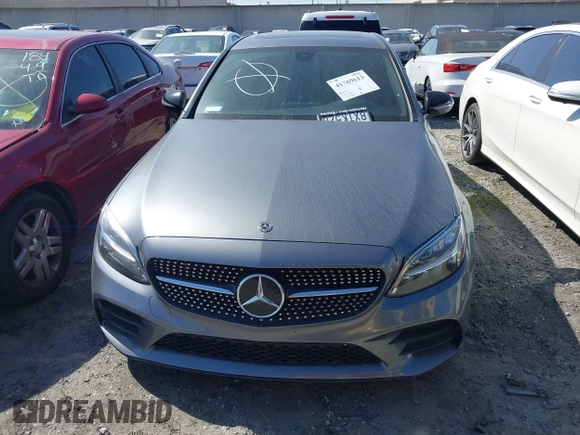 2021 Mercedes-Benz C 300 with VIN W1KWF8DB5MR631210, listed as a IAAI auction lot 41769613 with 30,300 mi miles and . Bid and sale history available at carsss.com. Image 12.