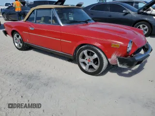 1979 FIAT 124 Spider z VIN 124CS20144522, wystawiony jako Copart lot #77779724 z przebiegiem 651 mil mil oraz Szkoda całkowita • Salvage title. Historia ofert i sprzedaży dostępna na DreamBid. Obrazek 4.