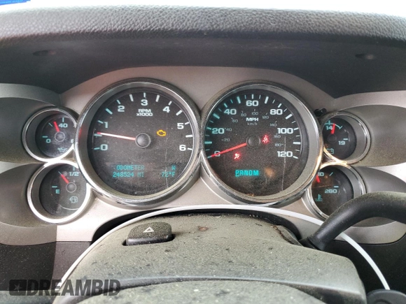 2011 Chevrolet Silverado 1500 LT with VIN 3GCPKSE34BG329015, listed as a Copart auction lot 50697355 with 248,524 mi miles and Salvage Title. Bid and sale history available at DreamBid. Image 9.