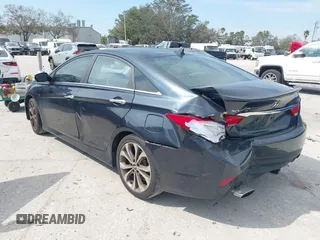 2014 Hyundai Sonata Limited with VIN 5NPEC4AB0EH935405, listed as a IAAI auction lot 41519802 with 159,707 mi miles and . Bid and sale history available at DreamBid. Image 3.