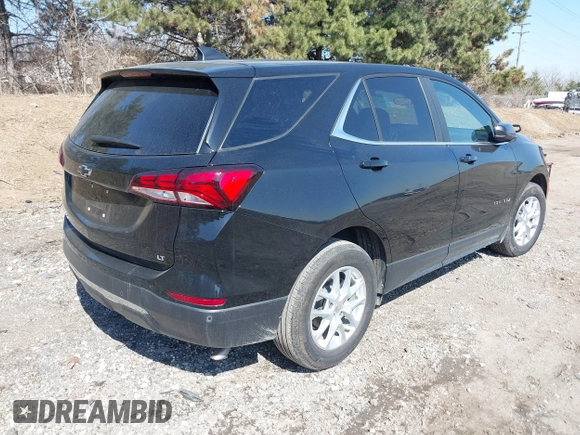 2022 Chevrolet Equinox LT with VIN 3GNAXKEV7NL245797, listed as a IAAI auction lot 41776901 with 18,055 mi miles. Bid and sale history available at carsss.com. Image 4.